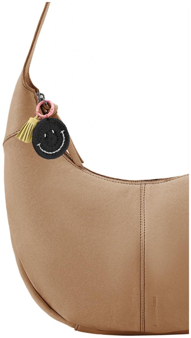 FREDsBRUDER Ledertasche Take A Smile Milk Coffee hellbraun