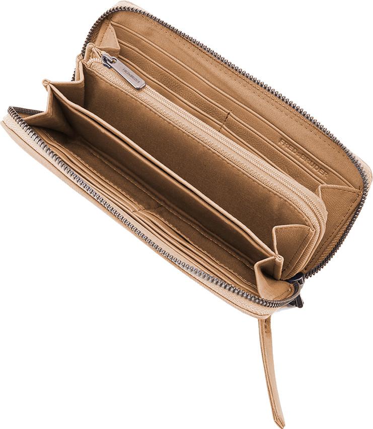 FREDsBRUDER Me and My Portemonnaie Caramel hellbraun Leder