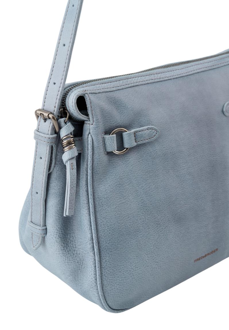 FREDsBRUDER My Forever Friend Shoulderbag Large Leder Cool Blue - Hellblau