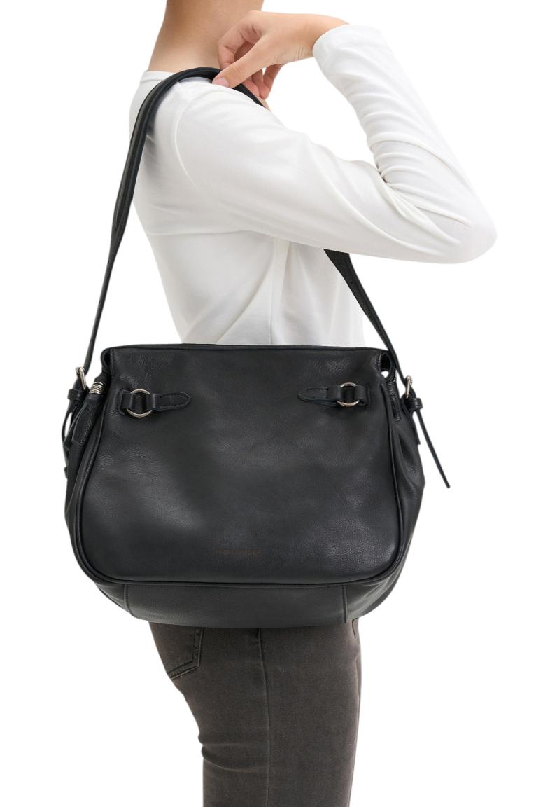 FREDsBRUDER My Forever Friend Shoulderbag Large Leder Cool Blue - Hellblau