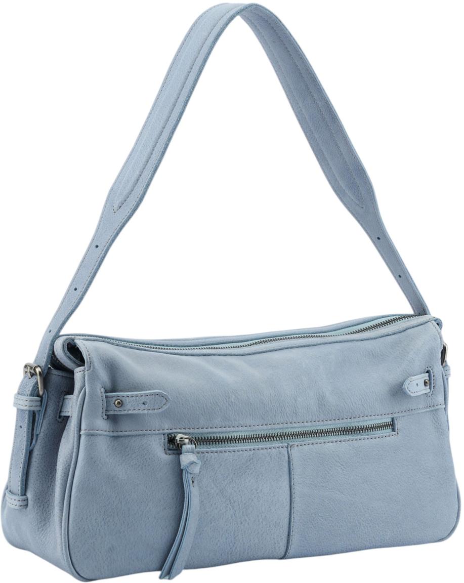 FREDsBRUDER My Forever Friend Shoulderbag Medium Leder Cool Blue - Hellblau