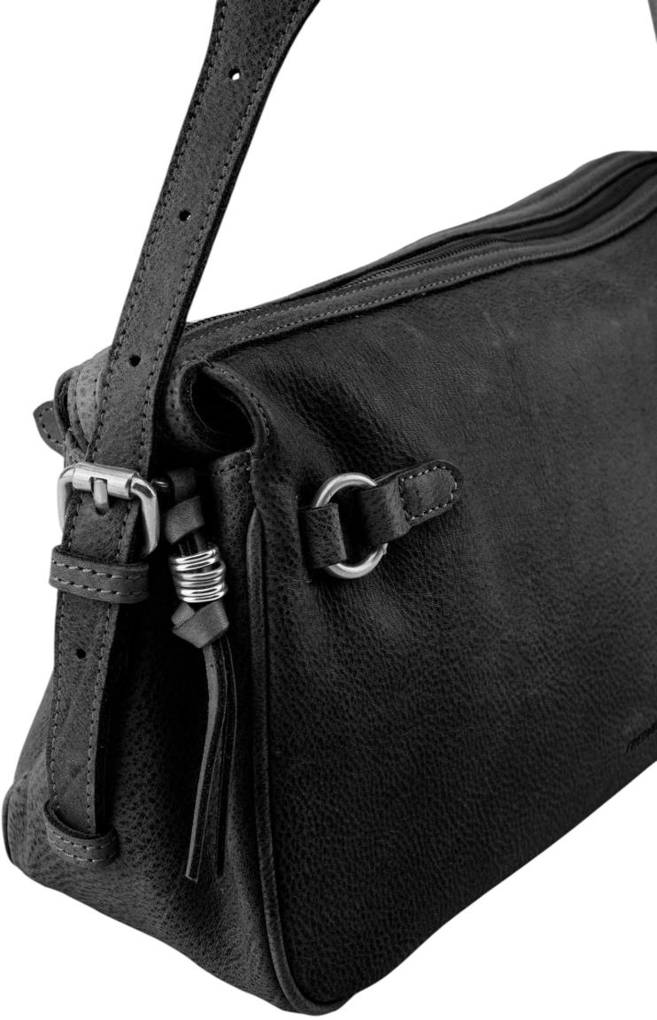 FREDsBRUDER My Forever Friend Shoulderbag Medium Leder Schwarz