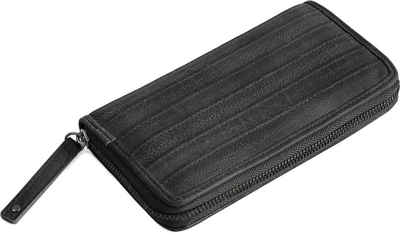 FREDsBRUDER Portemonnaie schwarz Wallet Gürteltier Big Leder