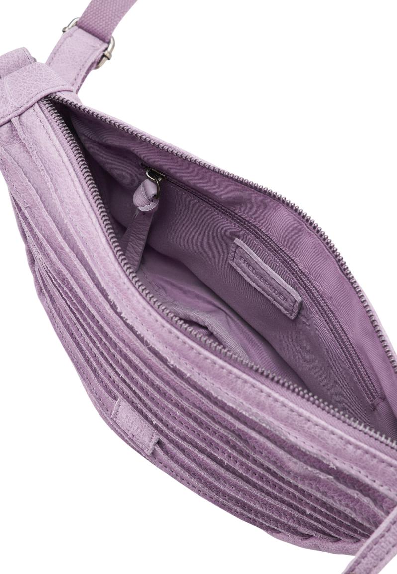 FREDsBRUDER Riffel Halfmoon Bag Crossover Tasche Lavender - Lila