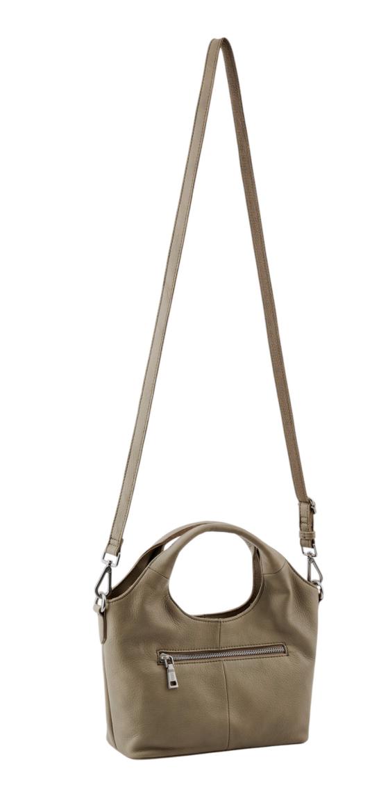 FREDsBRUDER Stay With Me Handbag Leder Greyish Khaki - Taupe
