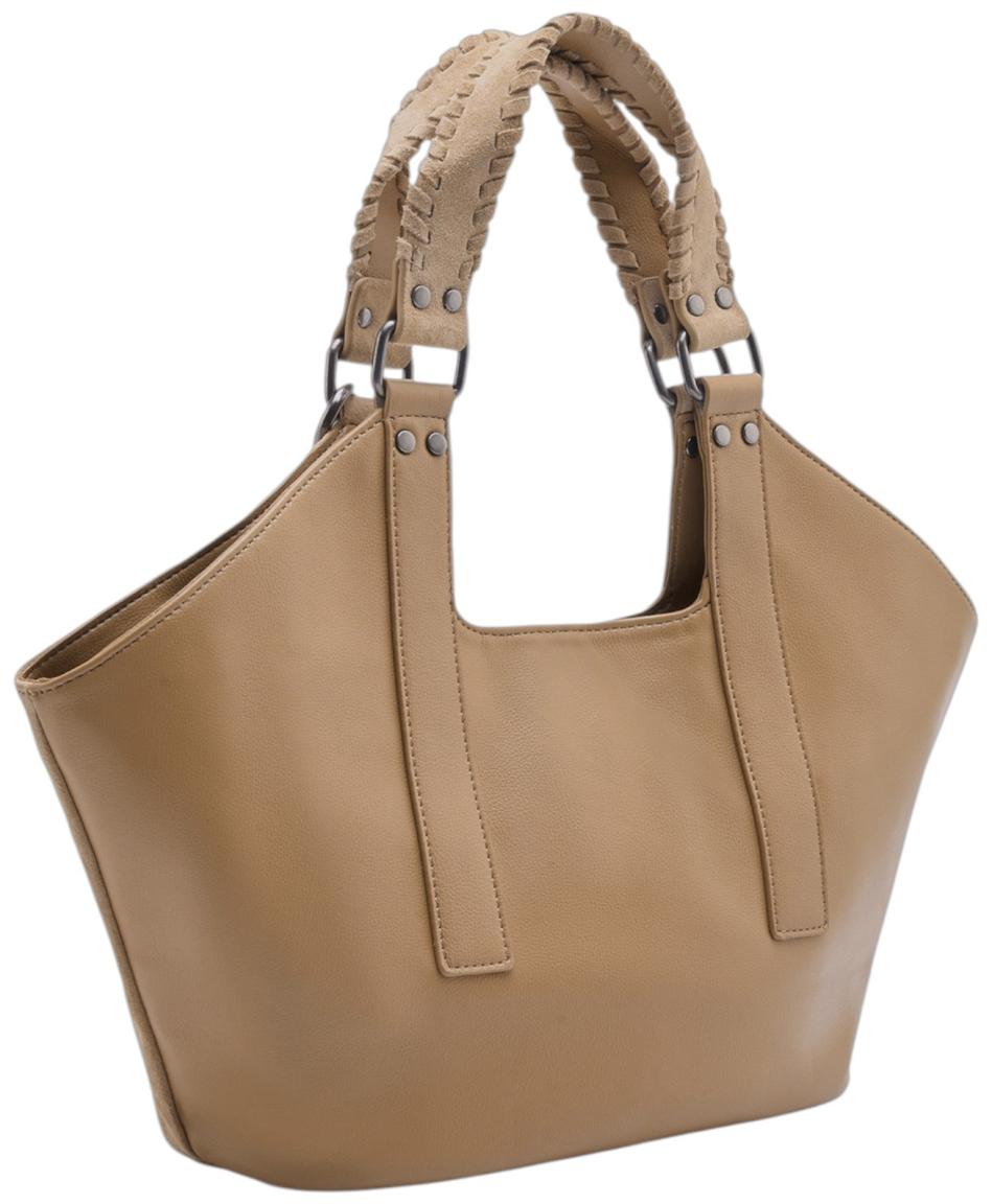 FREDsBRUDER Whipstitch Soul Shopper Velours Dark Sand - Beige