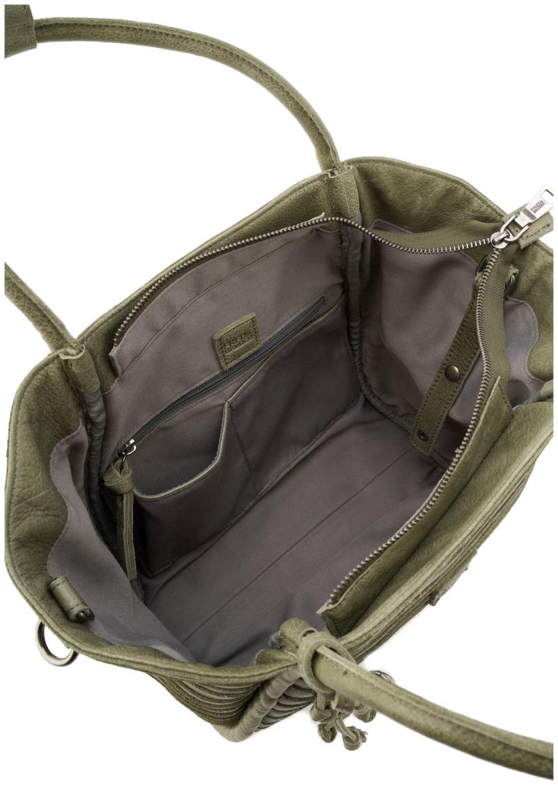 FREDsBRUDER wandelbare Henkeltasche All in Layer Olive Green