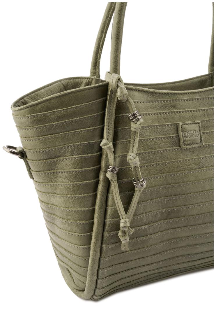 FREDsBRUDER wandelbare Henkeltasche All in Layer Olive Green