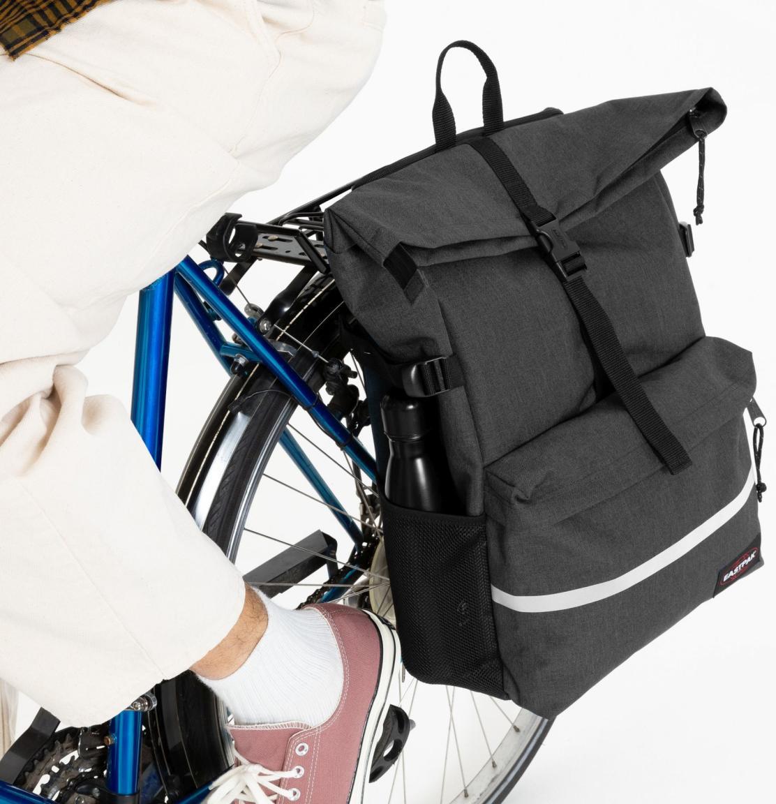 Fahrrad Rucksack Maclo Bike Eastpak Black Den reflektierend Side Bottle