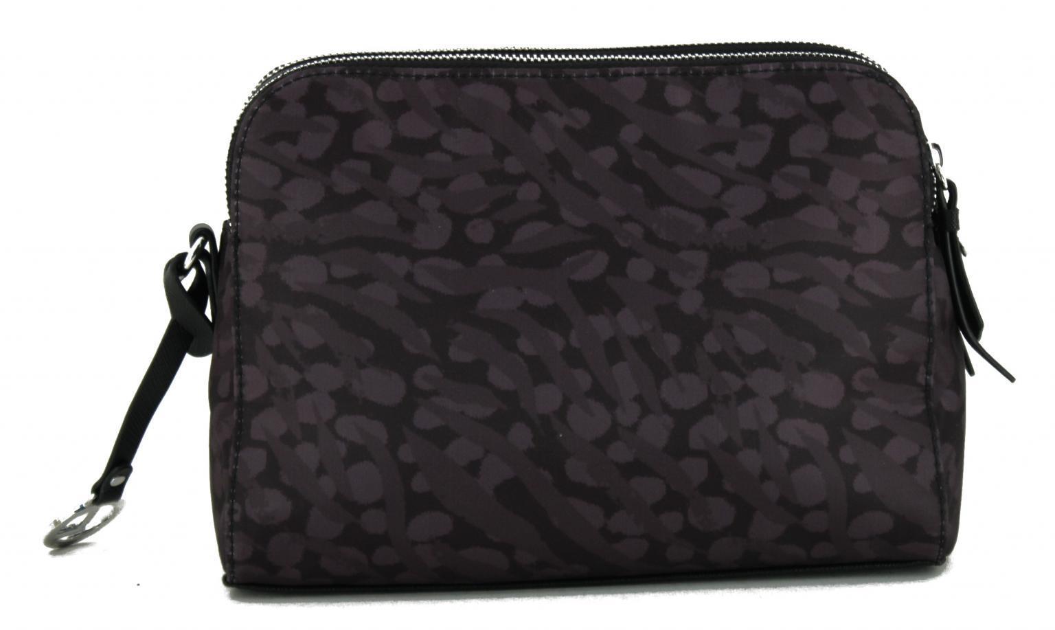 Fides L.Credi Munich Schwarz zweigeteilte Schultertasche