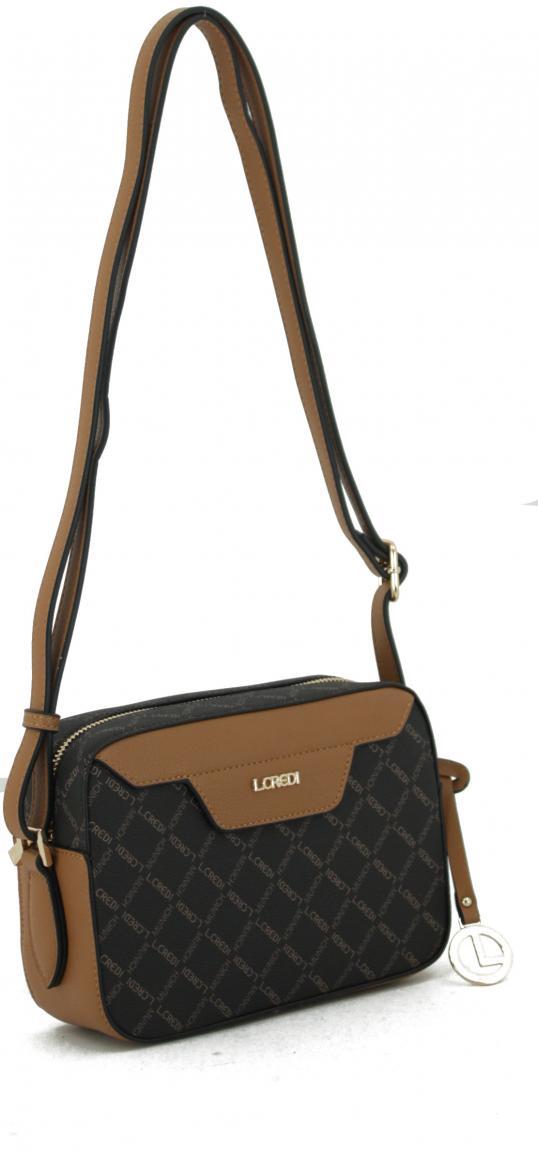 Filiberta Alloverprint L.Credi Munich Crossbody Bag Braun