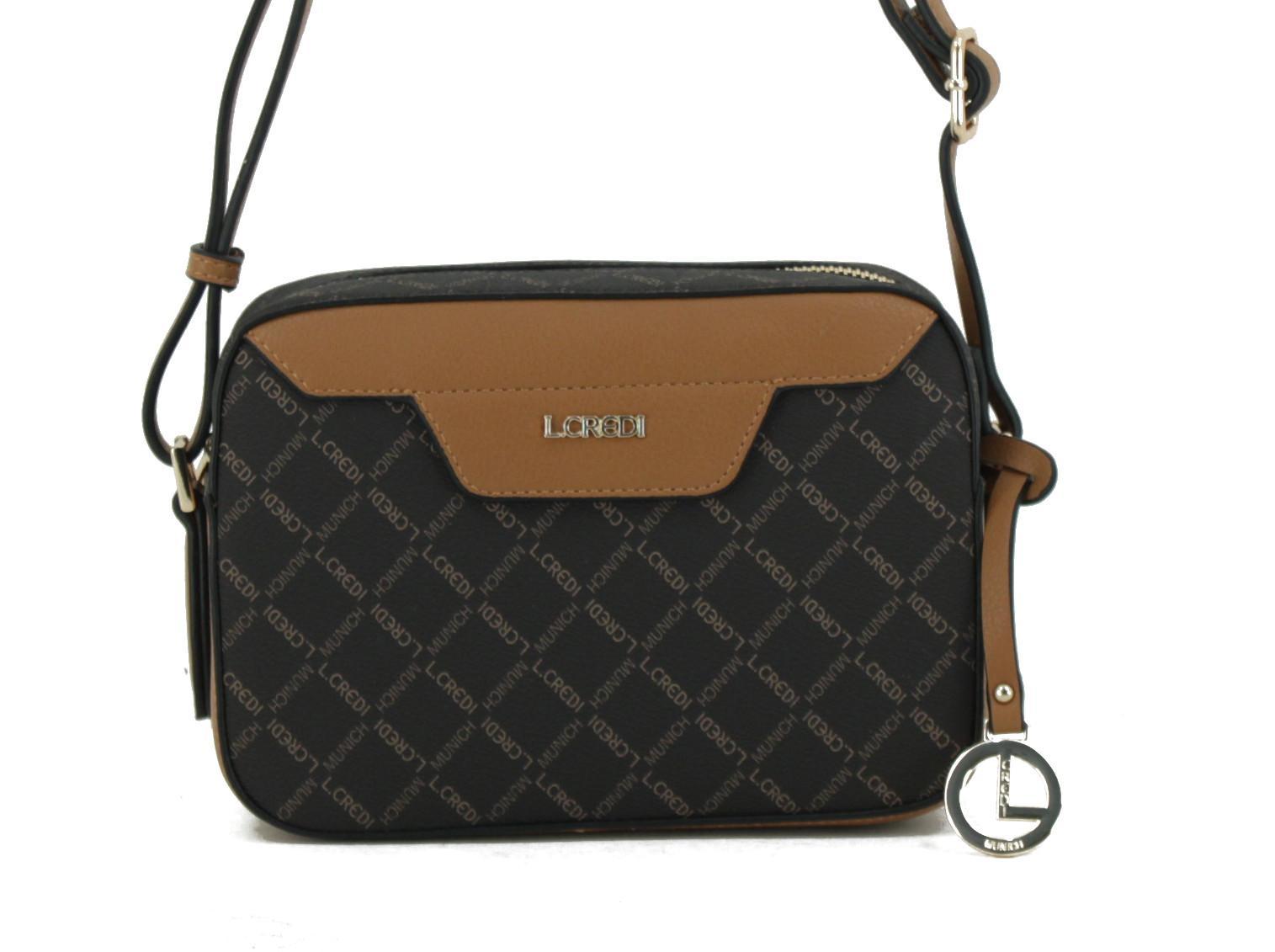 Filiberta Alloverprint L.Credi Munich Crossbody Bag Braun