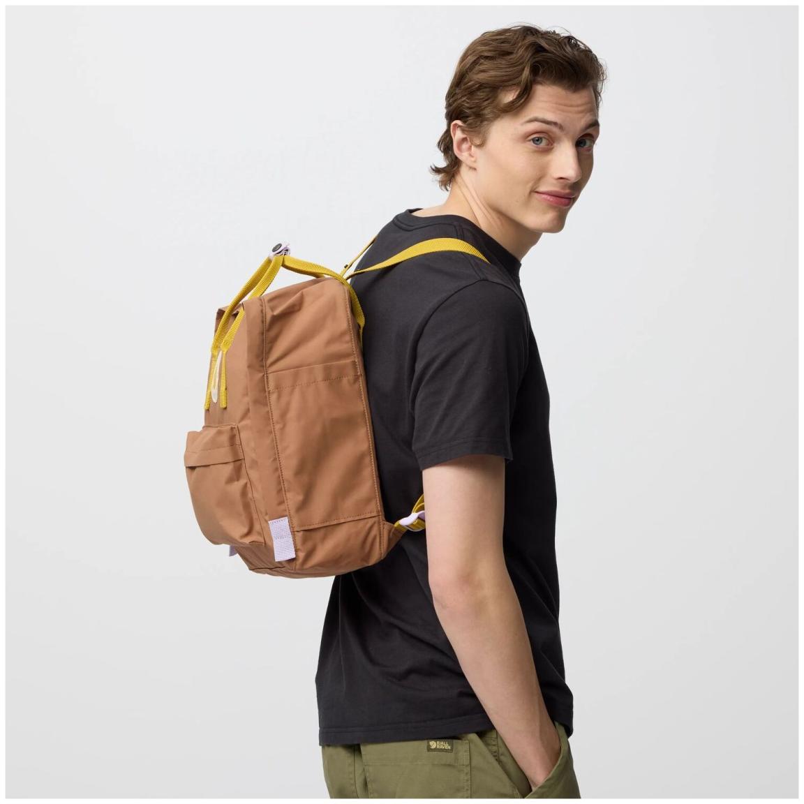 Fjällräven Freizeit Backpack Kanken Koncept LIM Khaki Dust Kantarell