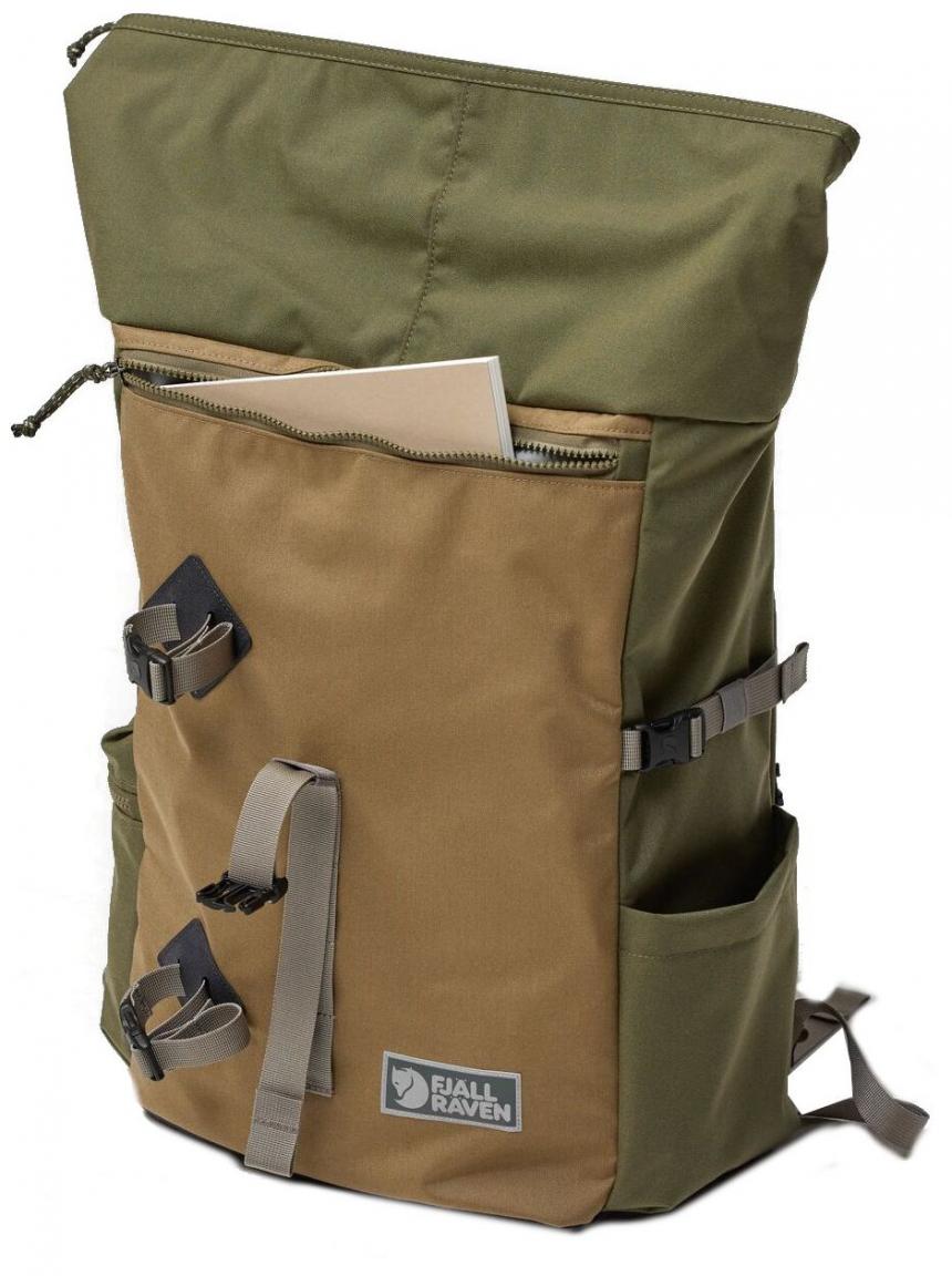 Fjällräven Freizeitrucksack Vardag Foldack 25 Liter Green Clay nachhaltig