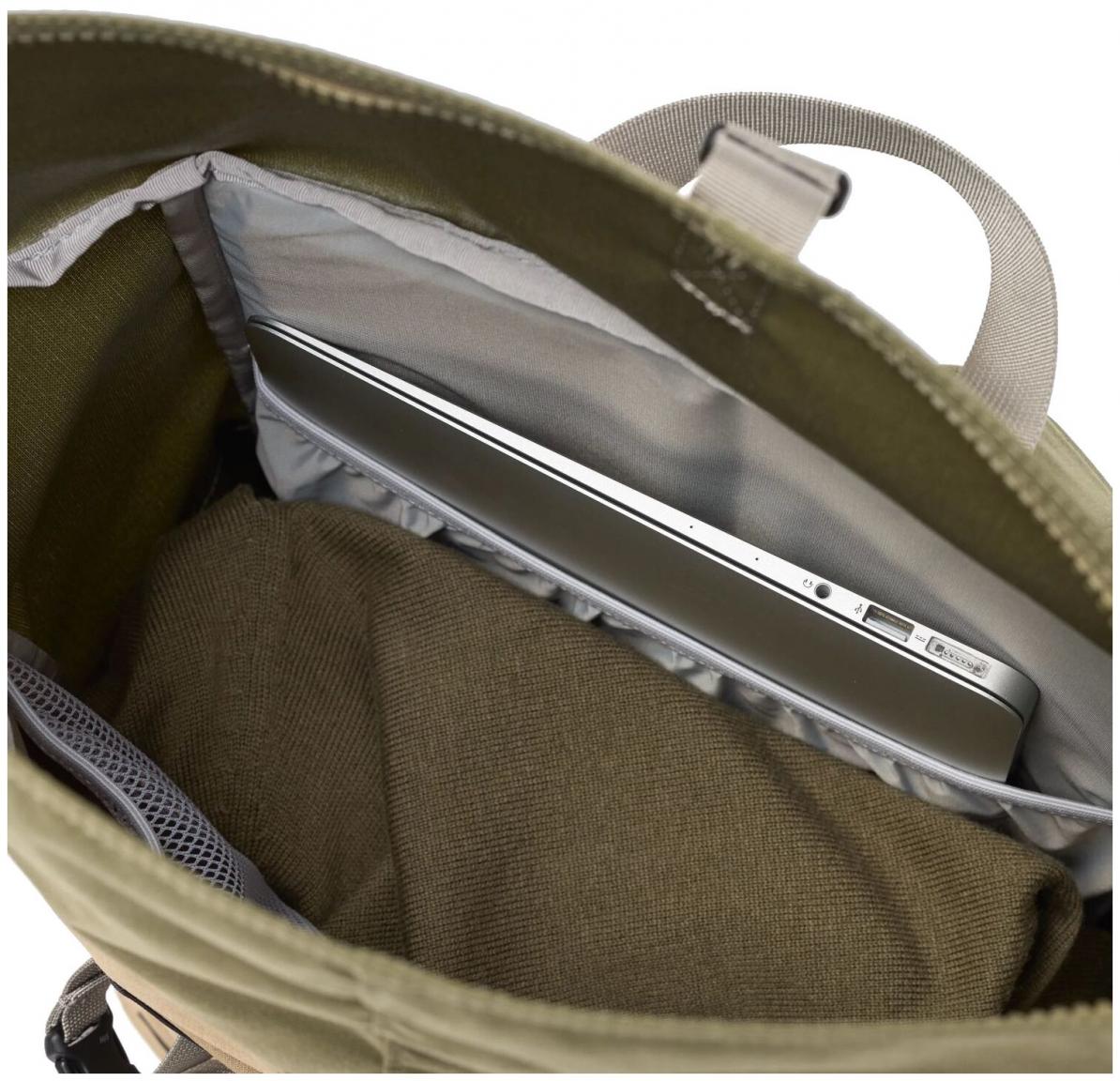 Fjällräven Freizeitrucksack Vardag Foldack 25 Liter Green Clay nachhaltig