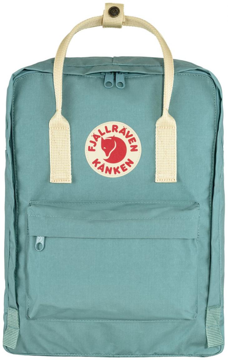 Fjällräven Kanken Tragesrucksack Sky Blue and Light Oak Vinylon