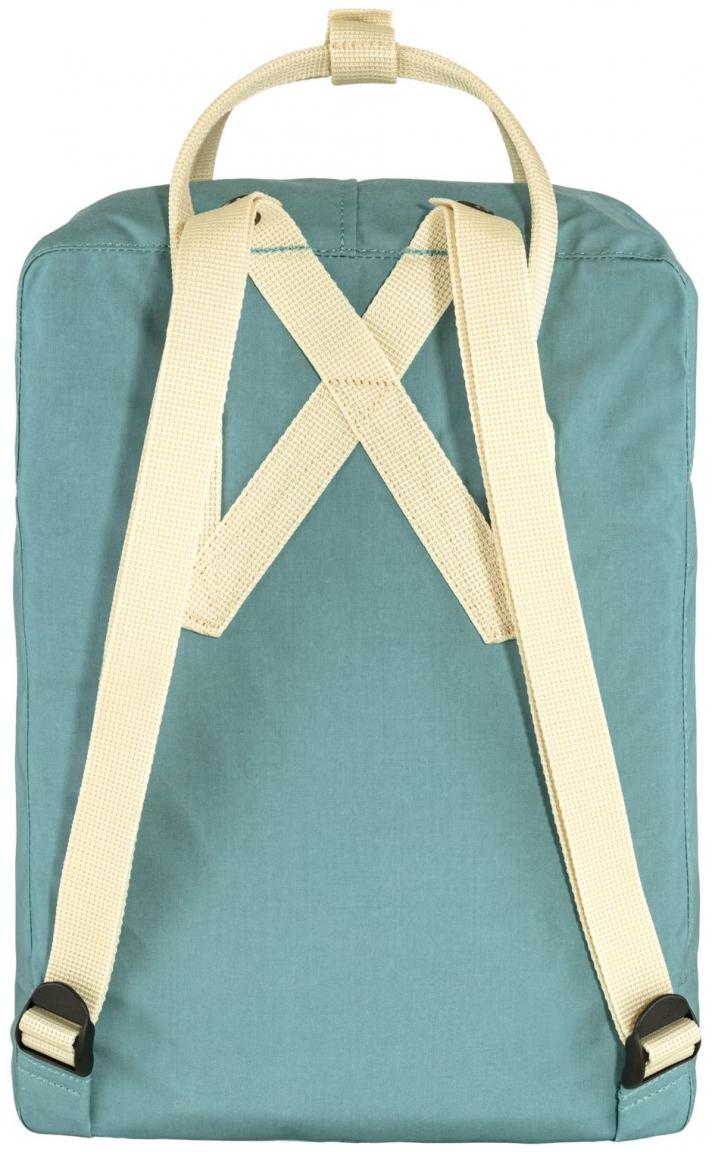 Fjällräven Kanken Tragesrucksack Sky Blue and Light Oak Vinylon