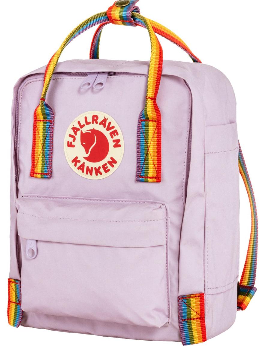 Fjällräven Kinderrucksack Kanken Rainbow Mini Pastel Lavender Lila