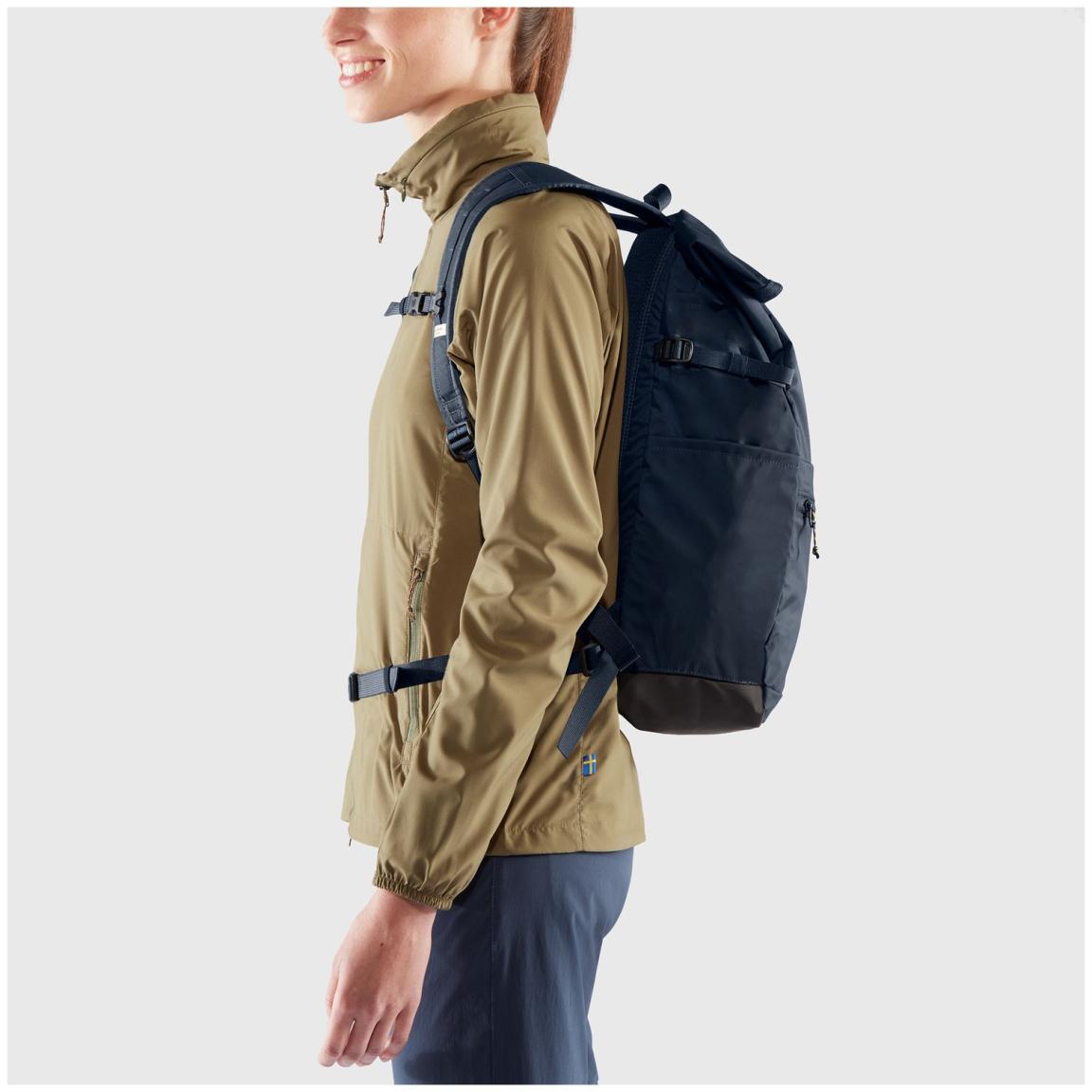 Fjällräven Kurierrucksack Flap High Coast Foldsack 24Liter Fossil