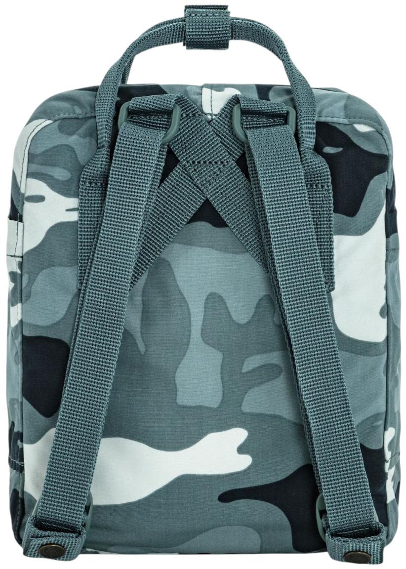 Fjällräven Mini Backpack Kinder Kanken Graphics Nimbus Blue Hidden Animals bunt