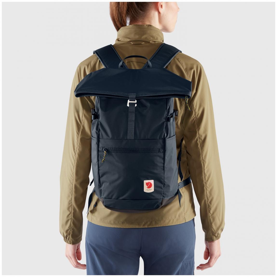 Fjällräven Rolltop Rucksack High Coast Foldsack Blackberry violett