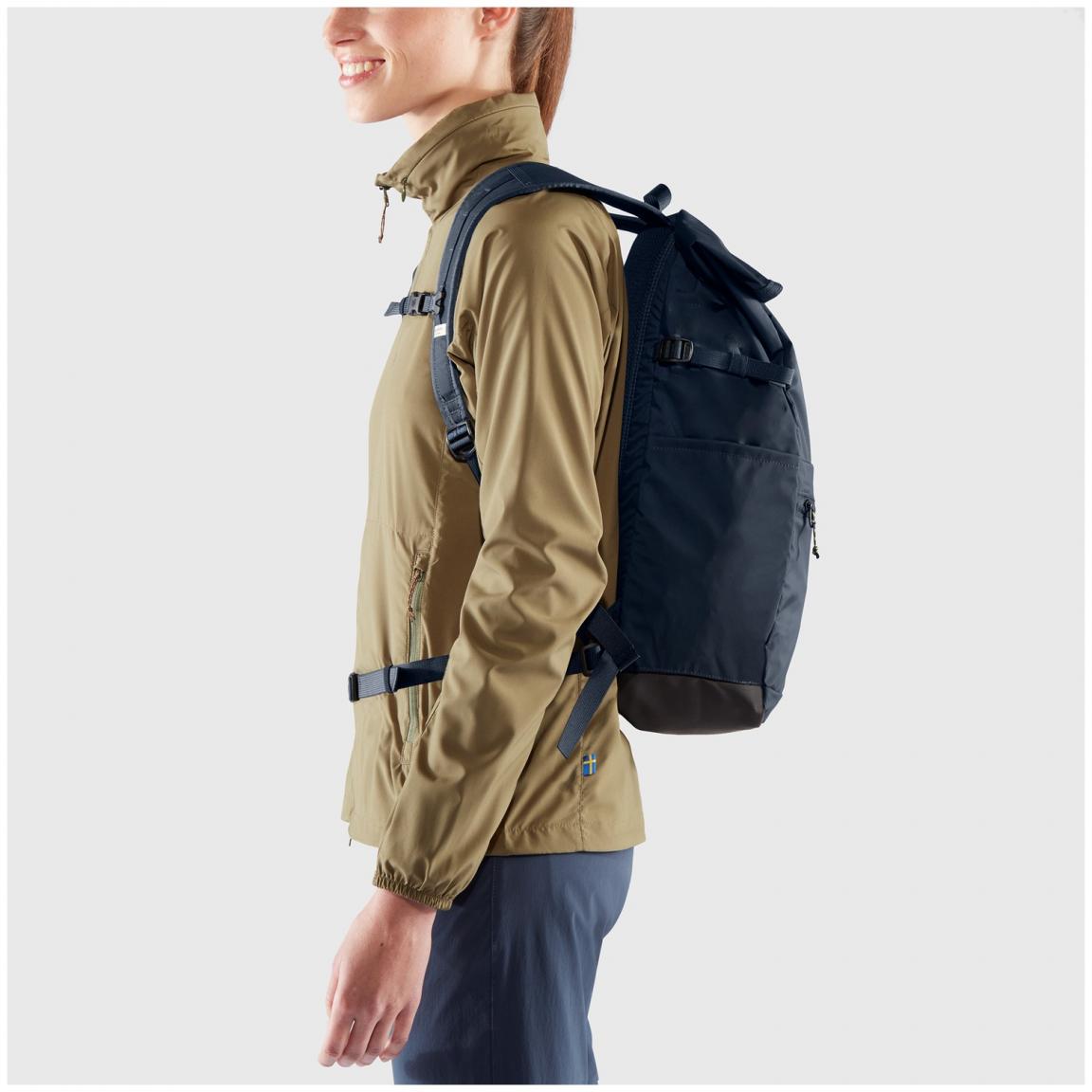 Fjällräven Rolltop Rucksack High Coast Foldsack Blackberry violett