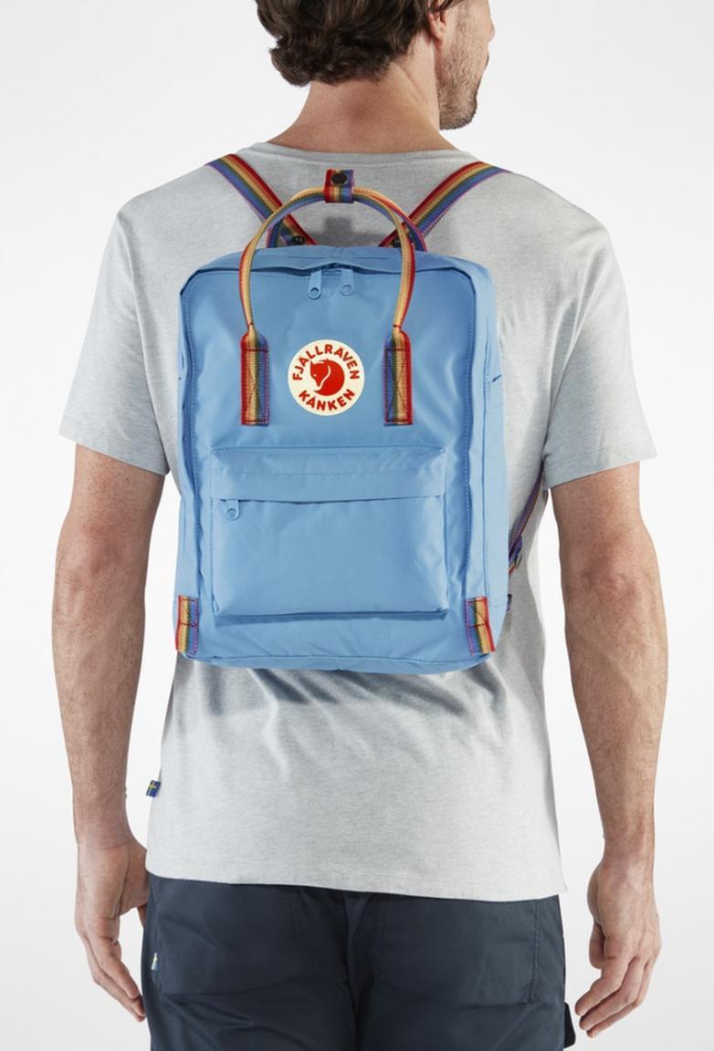 Fjällräven Schulrucksack dunkelblau Kanken Navy Long Stripes