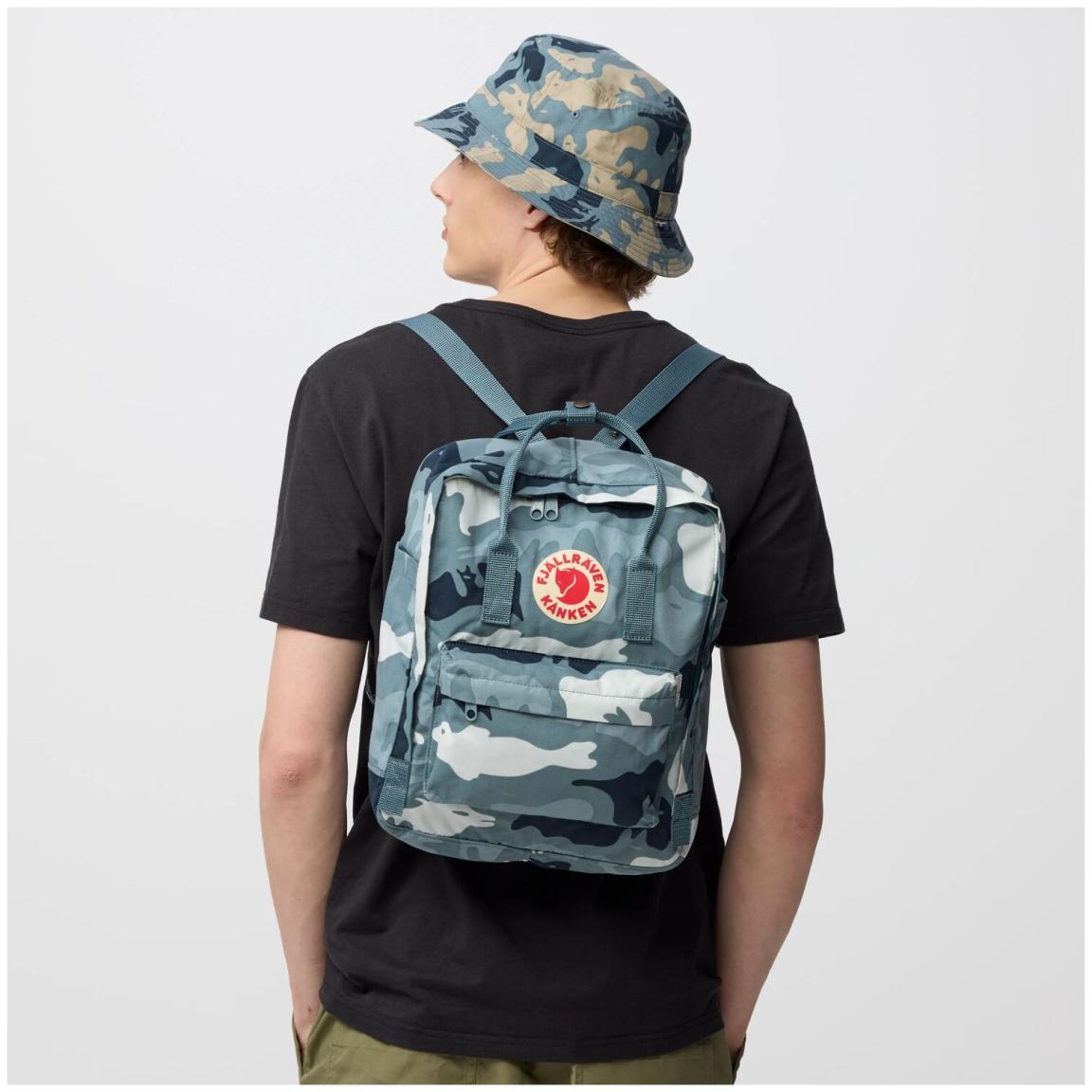 Fjällräven Special Edition Freizeitrucksack Hidden Animals Nimbus Blue Kanken 