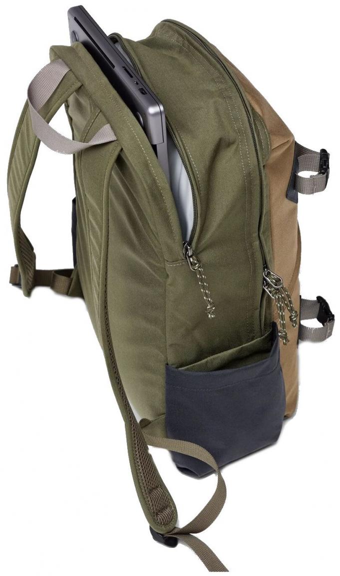 Fjällräven Vardag Backpack 17 Retro Rucksack Herren Green-Clay