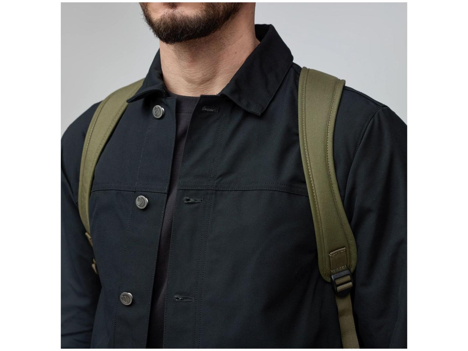 Fjällräven Vardag Backpack 17 Retro Rucksack Herren Green-Clay