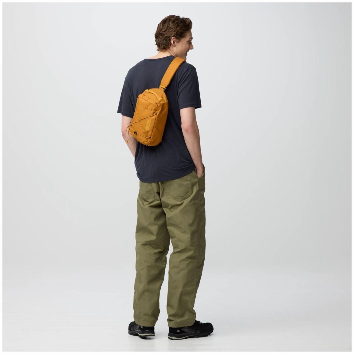 Fjällräven sportliche Slingbag Skule Sling 6 Deep Forest