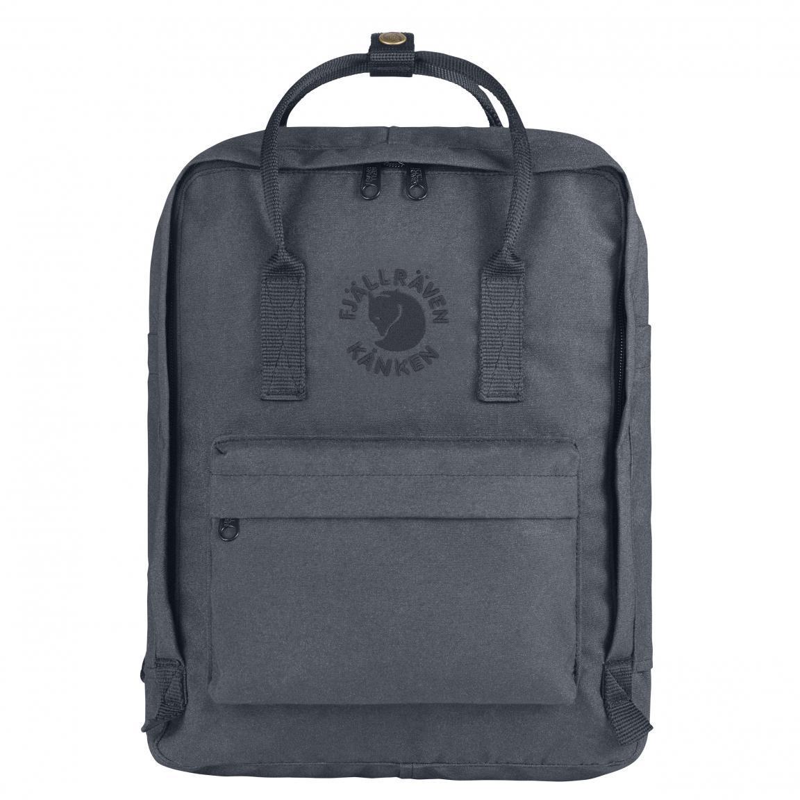 Fjällraven Re-Kanken Rucksack aus recycelten Plastikflachen Grau