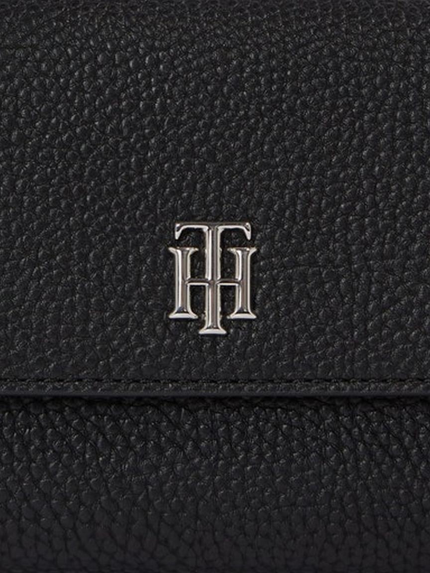 Flap Wallet Woman Tommy Hilfiger Element Large Black