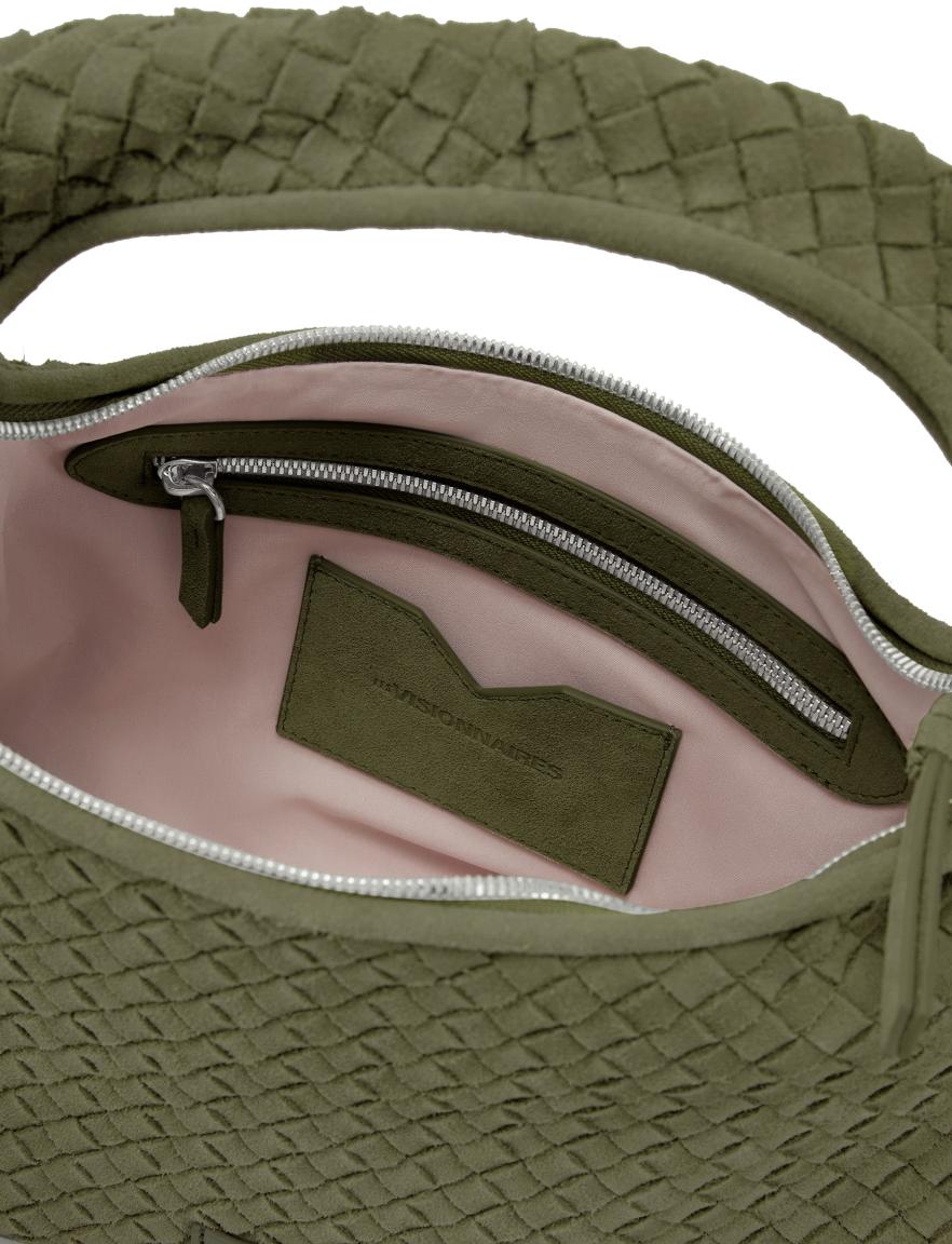 Flechttasche Sadie Grande Les Visionnaires Weave Cozy Birch Green