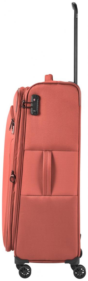 Flugkoffer Travelite Croatia Koralle 4w Trolley L 77cm erweiterbar
