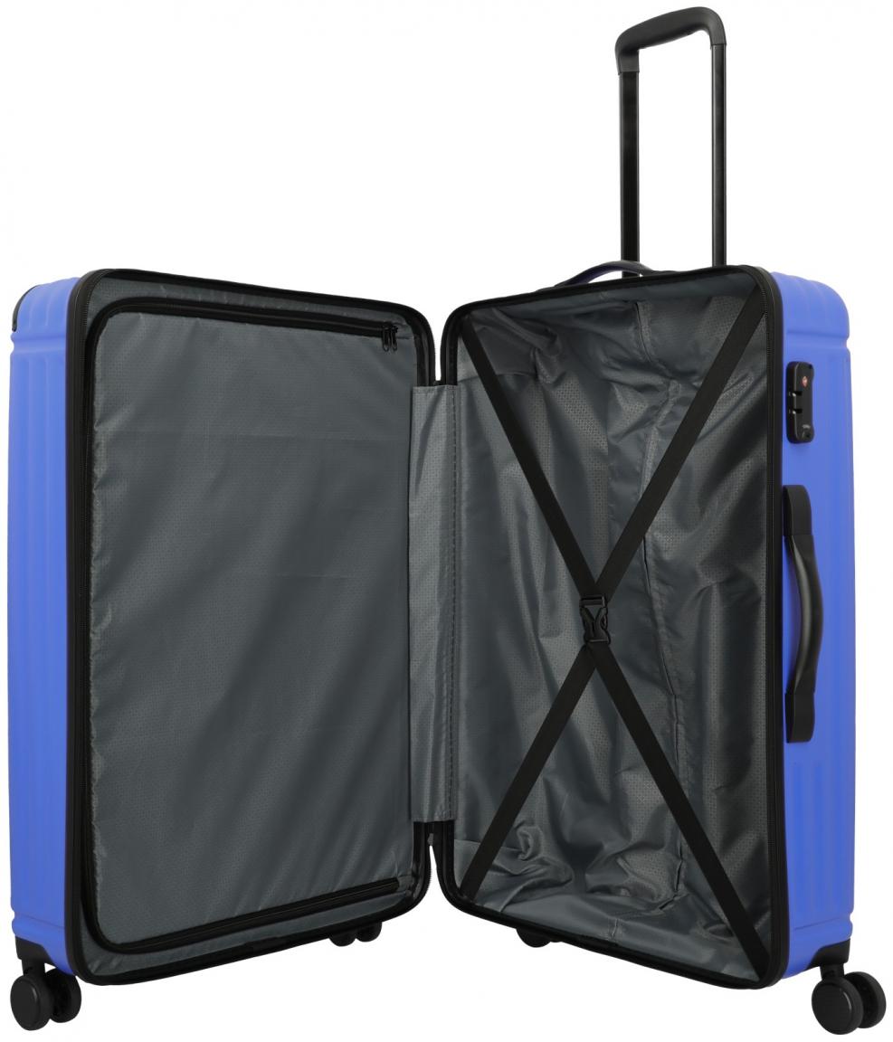 Flugkoffer Travelite Cruise Blue Violet 4w Trolley L 77cm