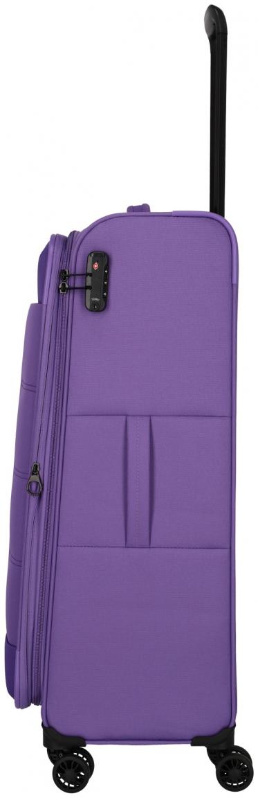 Flugkoffer Travelite Rügen 4w Trolley L 78cm Purple erweiterbar