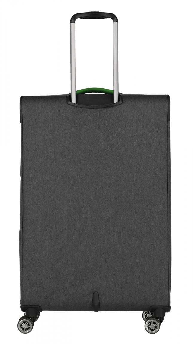 Flugkoffer anthrazit grün Travelite Madeira L 77cm 4-Rad-Trolley
