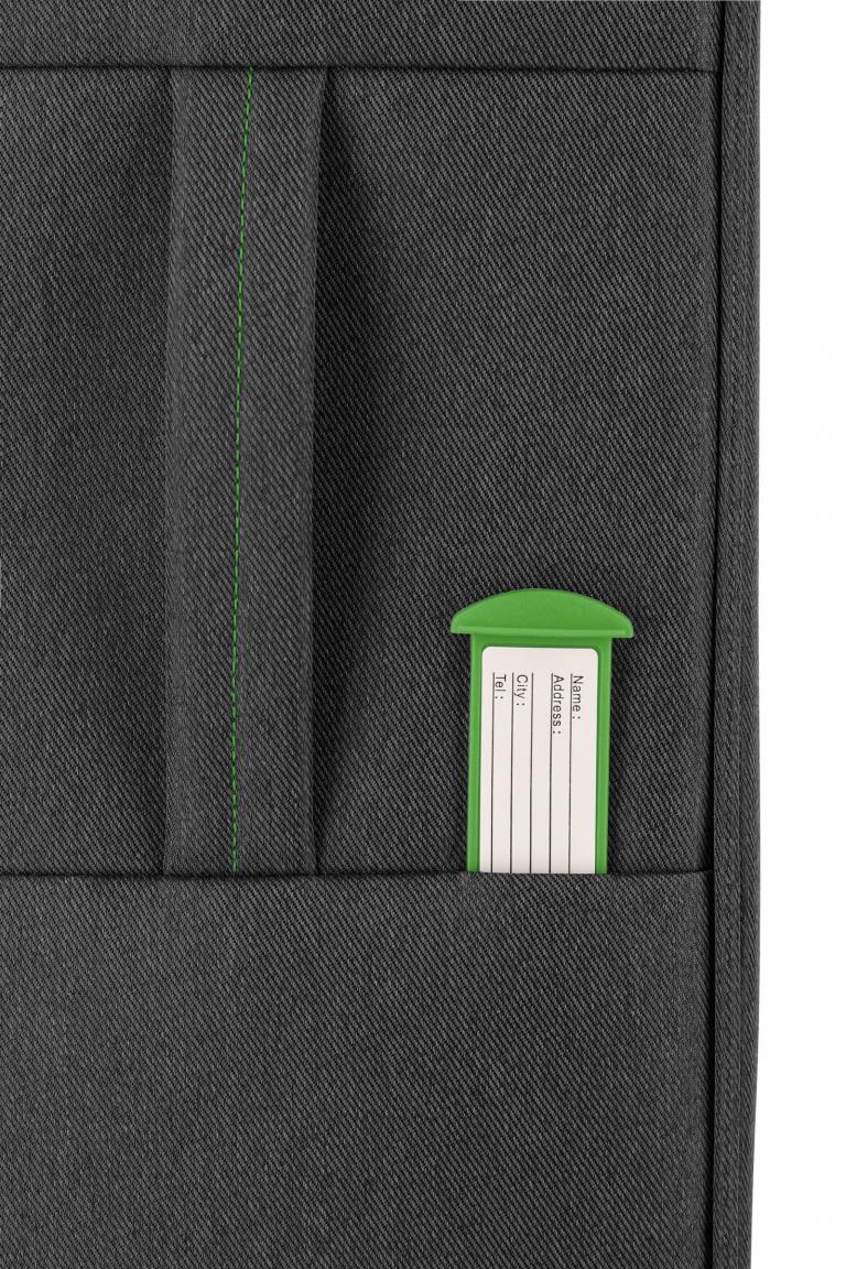 Flugkoffer anthrazit grün Travelite Madeira L 77cm 4-Rad-Trolley