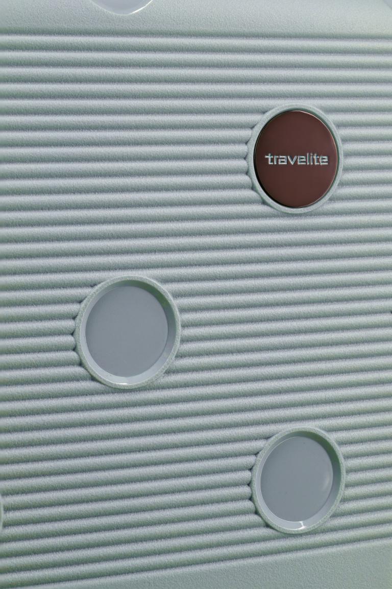 Flugkoffer hellblau türkis Travelite Smarty L 77cm Mint