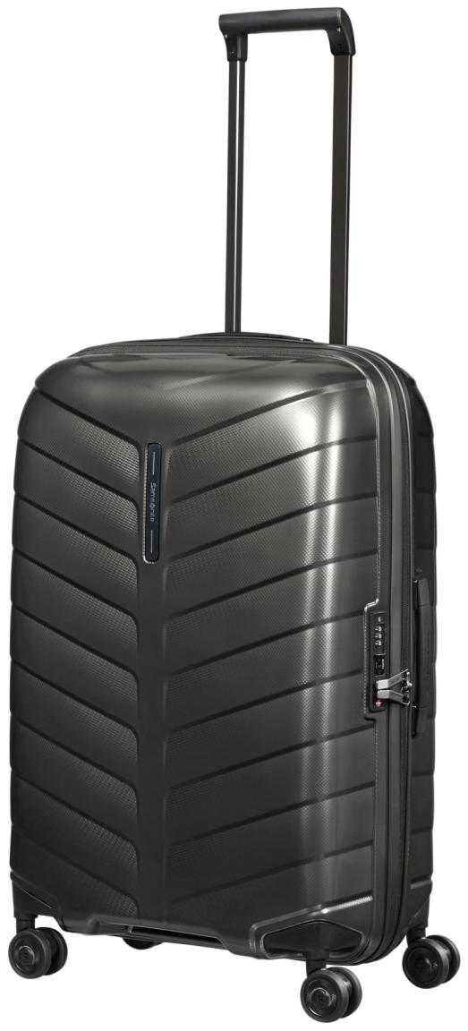 Flugtrolley Attrix Spinner M 67cm dunkelgrau Samsonite Leichtgewicht