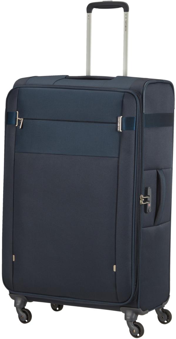 Flugtrolley dunkelblau erweiterbar Samsonite Citybeat L 78cm Navy Blue