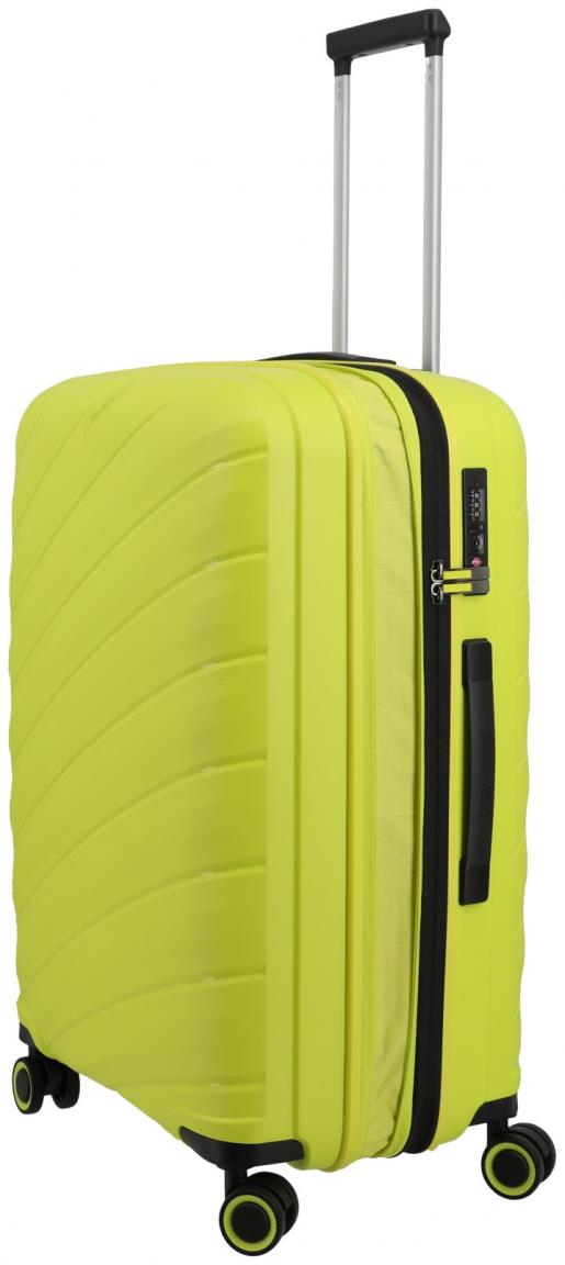 Flugtrolley mit Dehnfalte Travelite Burano M 66cm Apple Green