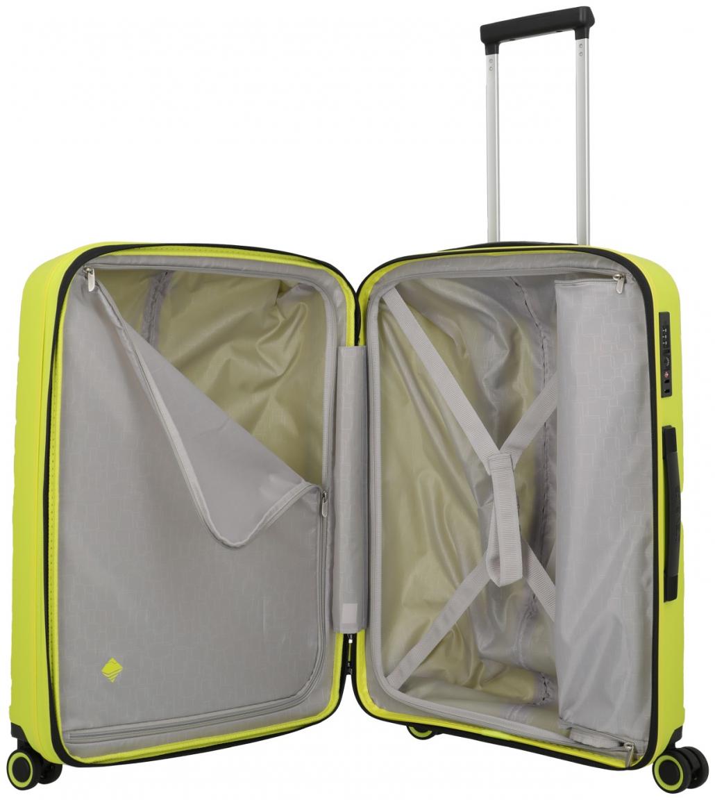 Flugtrolley mit Dehnfalte Travelite Burano M 66cm Apple Green