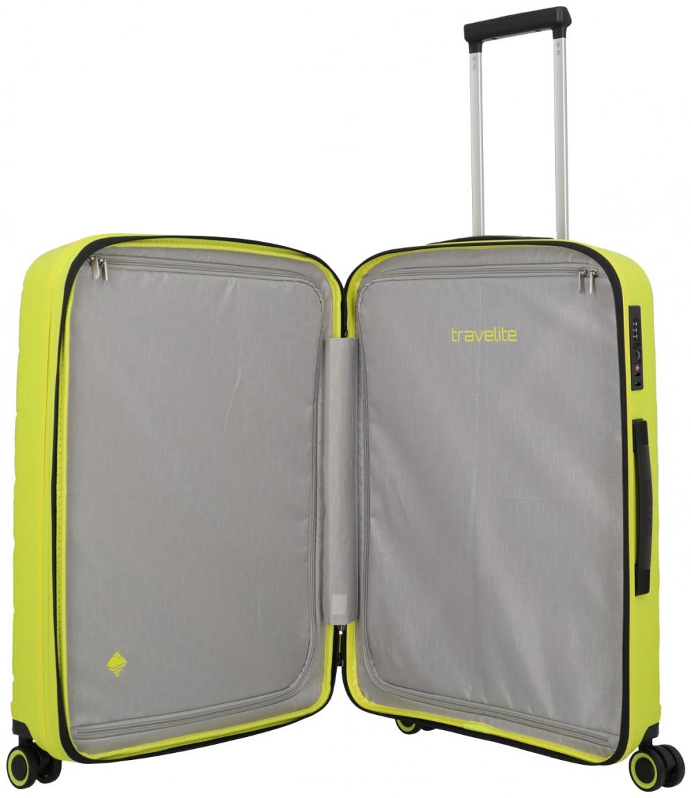 Flugtrolley mit Dehnfalte Travelite Burano M 66cm Apple Green