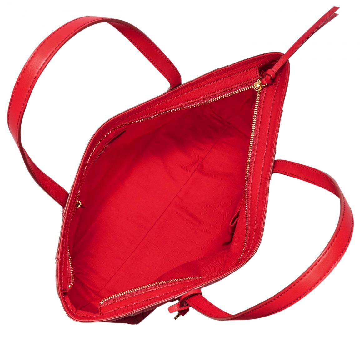 Fossil Emma Tote Shopper Ledertasche Crimson Rot