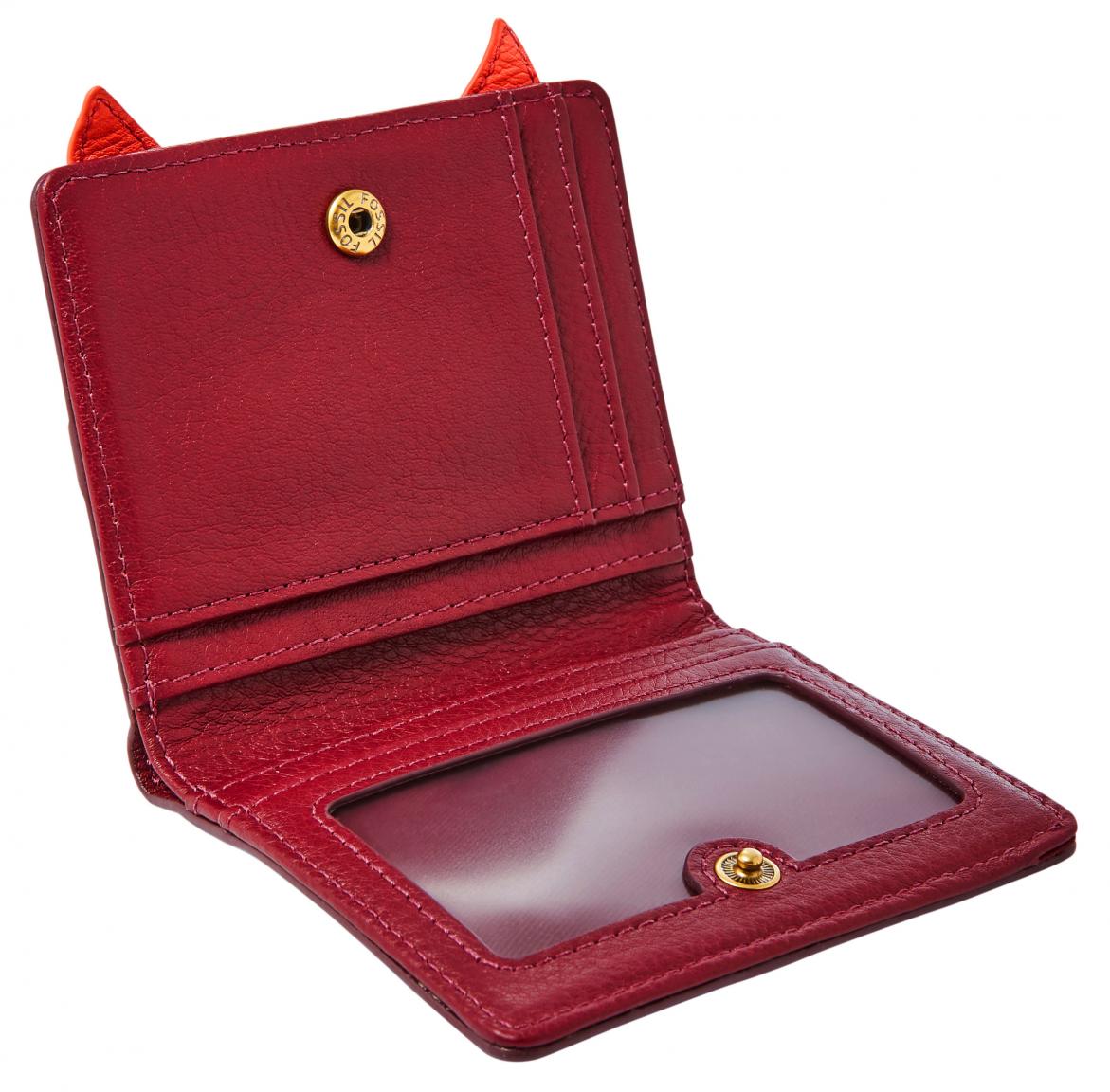 Fossil Geldbörse Fox Fuchs Lava Rot Orange