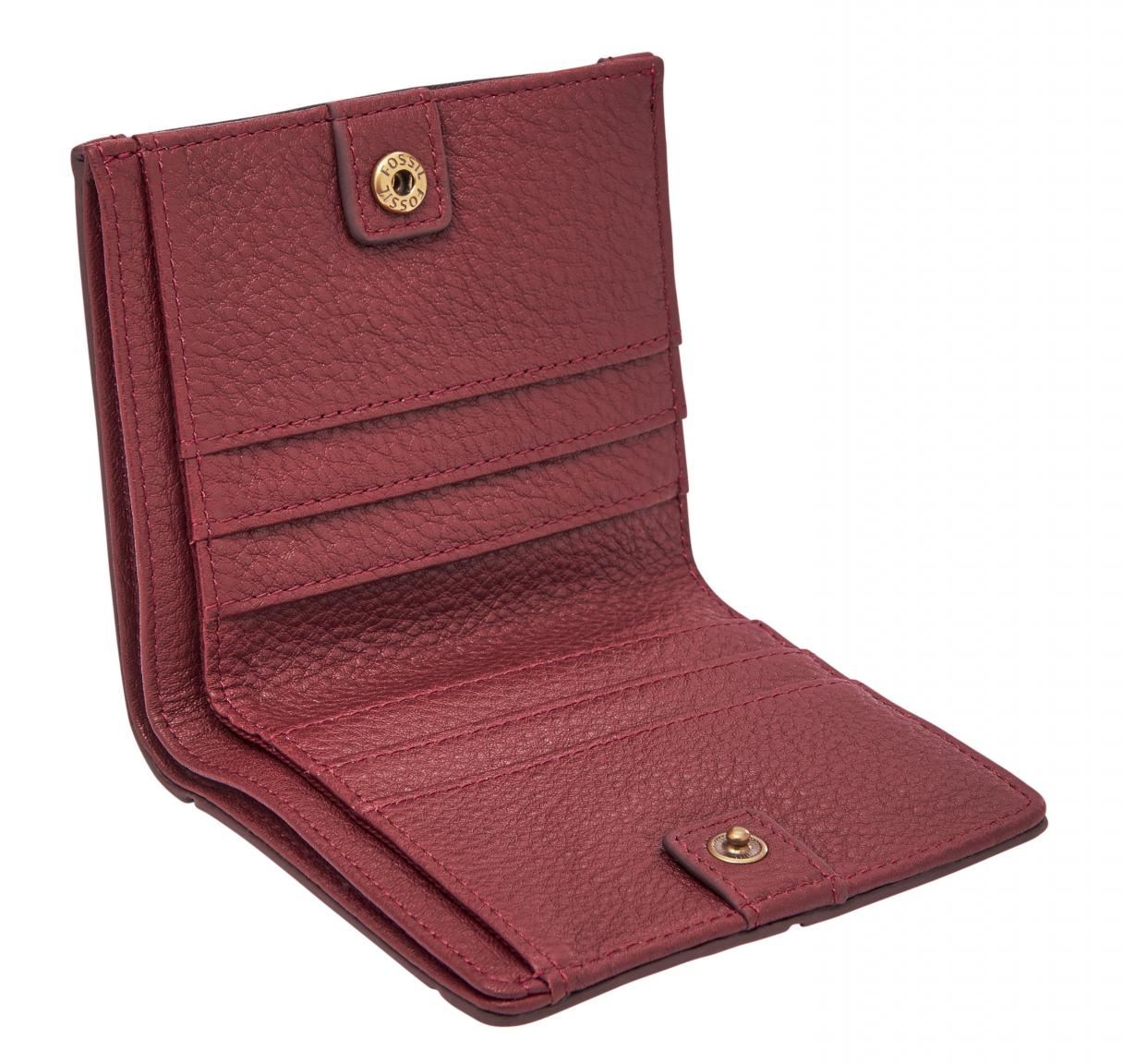 Fossil Geldbörse RFID Caroline Mini Patchwork bunt rot