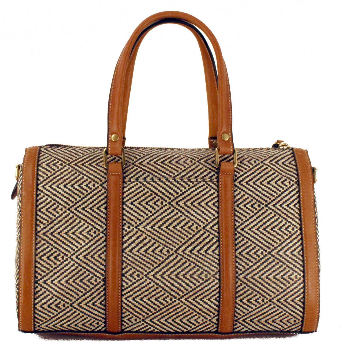 Fossil Henkeltasche Kendall Satchel gewoben Natural