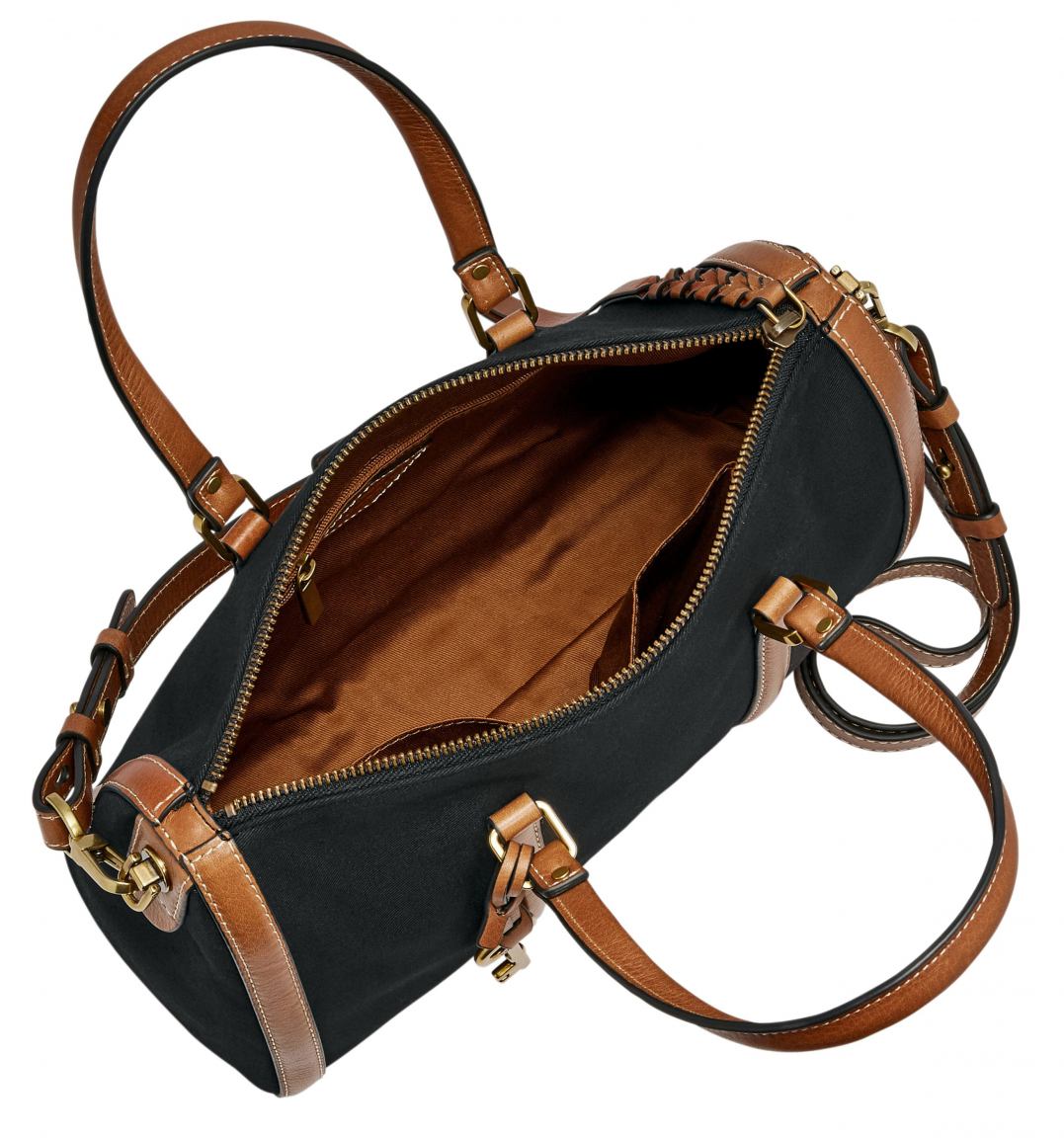 Fossil Henkeltasche Kendall Satchel gewoben Natural